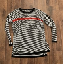 Asos Shirt Womens Size 4 Small S Striped Sweater Dress