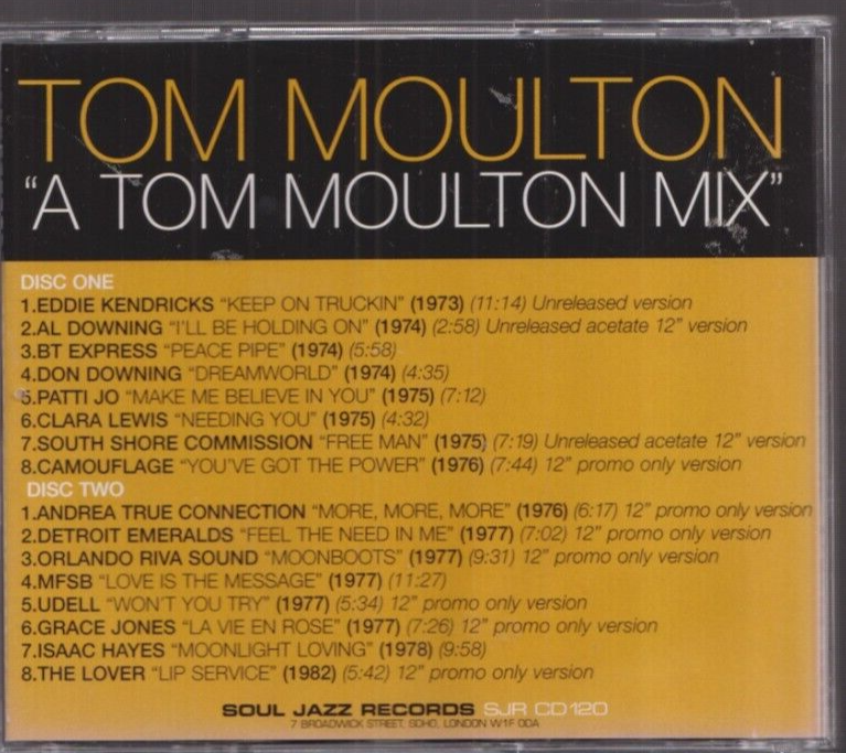 1 CENT 2xCD Tom Moulton – A Tom Moulton Mix /Soul Jazz Records Rarity ...
