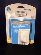 Double-Touch Plug  Outlet Cover by Safety 1st 2 Pack, Baby Safety New