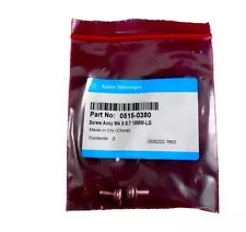 AGILENT Machine Screw Assembly M4 x 0.7 x 10mm Chromatography 0515-0380 2/Pk