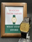 [Near Mint] Vintage Seiko Dolce 6030-5500 Gold Quartz Men's Watch From JAPAN
