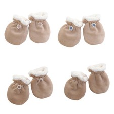 Full Finger Gloves Warm Infant Gloves Newborn Anti-Grab Mittens for Cold Weather