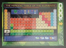 Eurographics 1000 Piece Jigsaw Puzzle  The Periodic Table Of The Elements  NEW