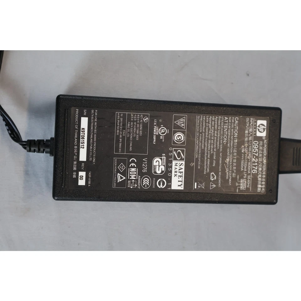 HP Power Adapter 0957-2176 32V 1560mA 16V 500mA Printer Supply Genuine OEM - Image 2 of 3