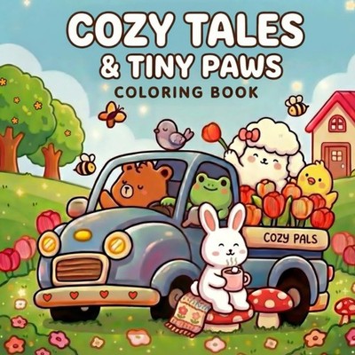 Cozy Tales & Tiny Paws: Coloring Book for Adults and Teens Featuring Super Cute