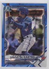 2021 Bowman Chrome Draft Sapphire Edition Rikelvin De Castro #BDC-188 0c6