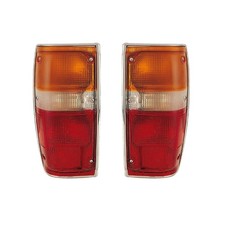 Tail Lights Rear Lamps Pair Set For 84-88 Toyota 24wd Chrome Left Right Tail Lights Rear Lamps Pair Set For 84-88 Toyota 24wd Chrome Left Right