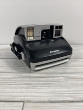 Polaroid One 600 Black Silver Classic Instant Film Camera - Untested