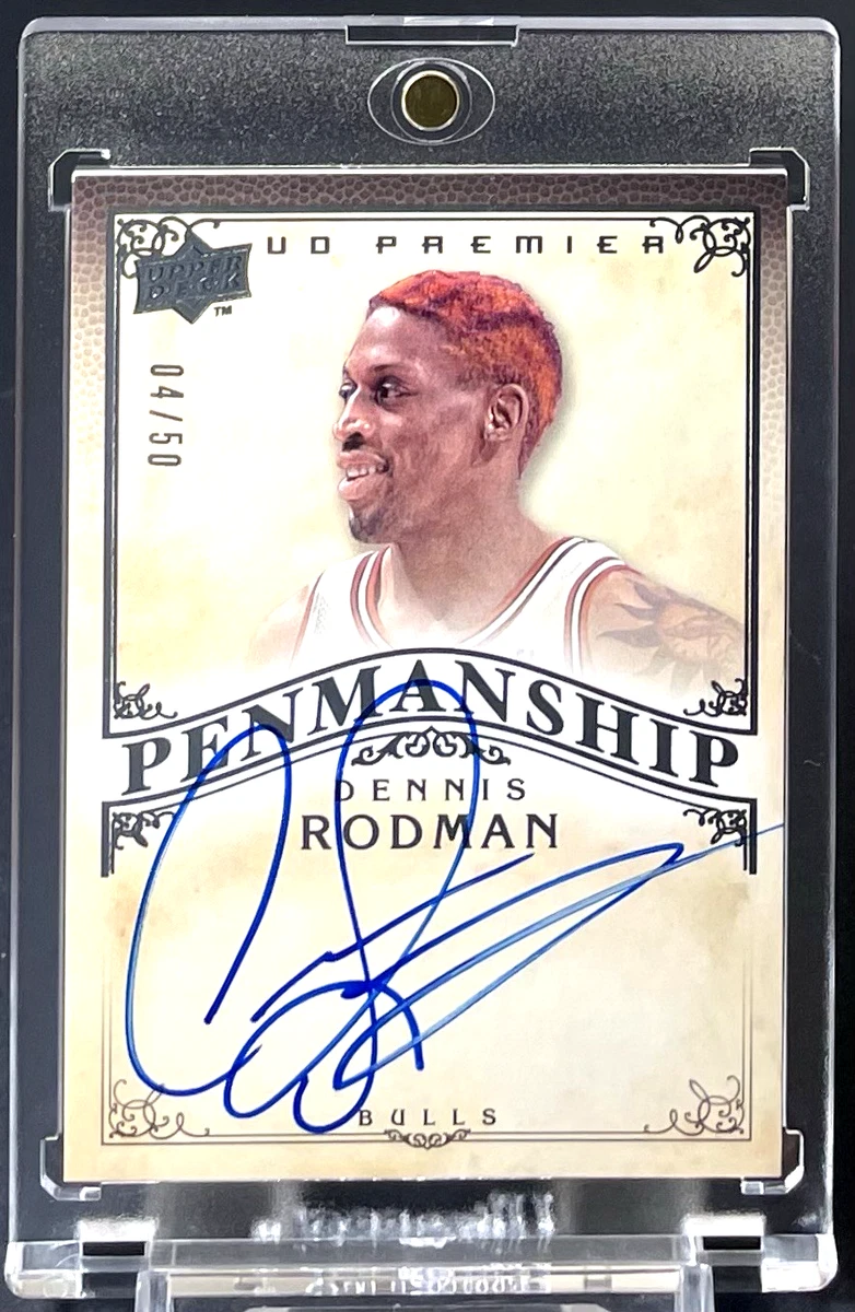 Dennis Rodman Autographed Basketball Trading Cards for sale | eBay