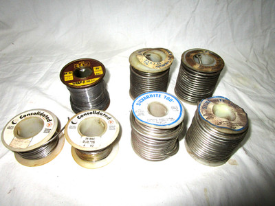 Lot of specialty electronic  Nickle, tin, antimony, chrome alloy soldering wire