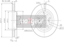 2 dischi freno nuovi per LEXUS TOYOTA:ES,GAIA,ISIS,IPSUM,CAMRY 43512-33040