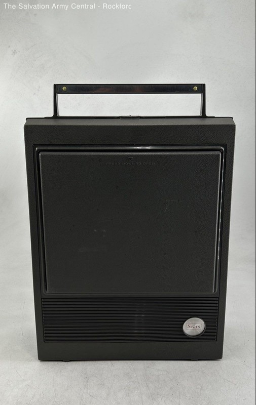 Vintage Sears Gray Collectible Portable 35mm Projection Viewer In Box