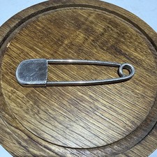 4.5&rdquo; National Large Heavy Duty Metal Safety Pin ~ Military/ Laundry/ Stable