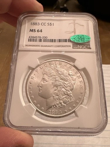 1883-CC MS64 NGC CAC APPROVED MORGAN DOLLAR