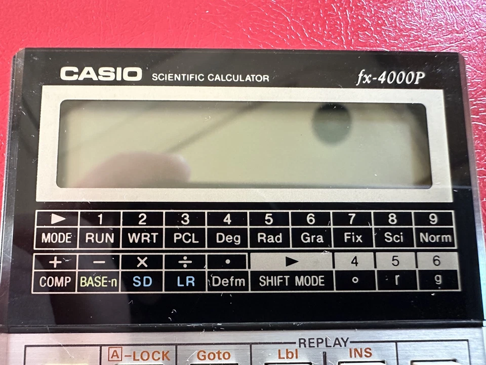 Casio fx-4000P programmable scientific calculator - with cover, manual and box. - Image 4 of 4