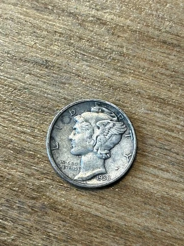 1938D Mercury Dime XF