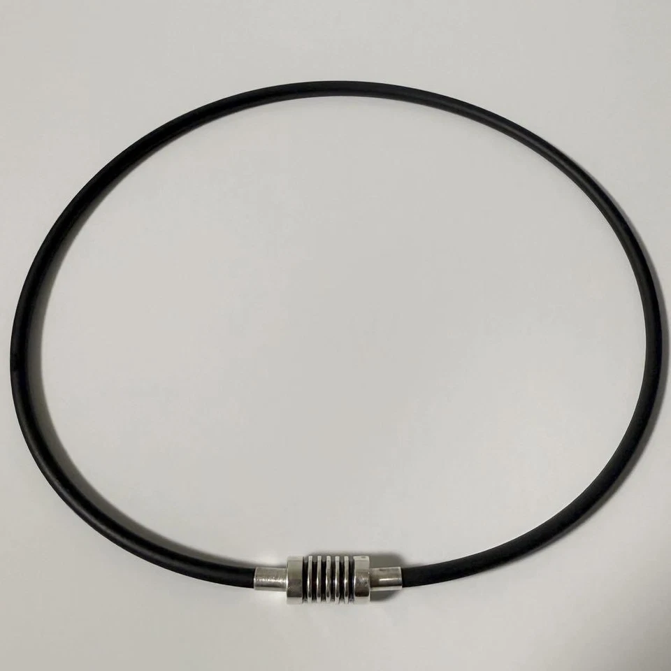 Tiffany & Co. Silver Paloma Picasso Groove Surfer Rubber Bracelet  FS - Image 4 of 4