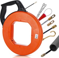 Electrical Fish Tape, Fish Tape Wire Puller 100FT x 4mm, Fiberglass Wire Puller