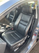 Honda Civic MK8 2009 Hatchback - N/S Passenger Car Seat In Black Leather
