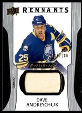 2024-25 Upper Deck Engrained Icons Remnants /100 Dave Andreychuk #R-DA