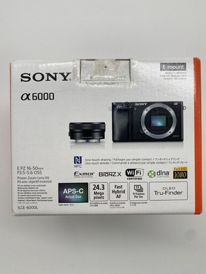 Sony Alpha A6000 Systemkamera Kit + 16 50mm PZ OSS Objektiv   NEU & OVP   24,3 M