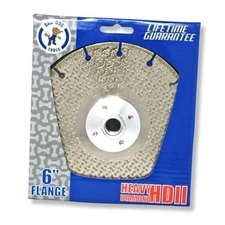  Tools 6” Flange Handi Disc Deux (HDII) Diamond Wheel for *Flush* 6" Flange