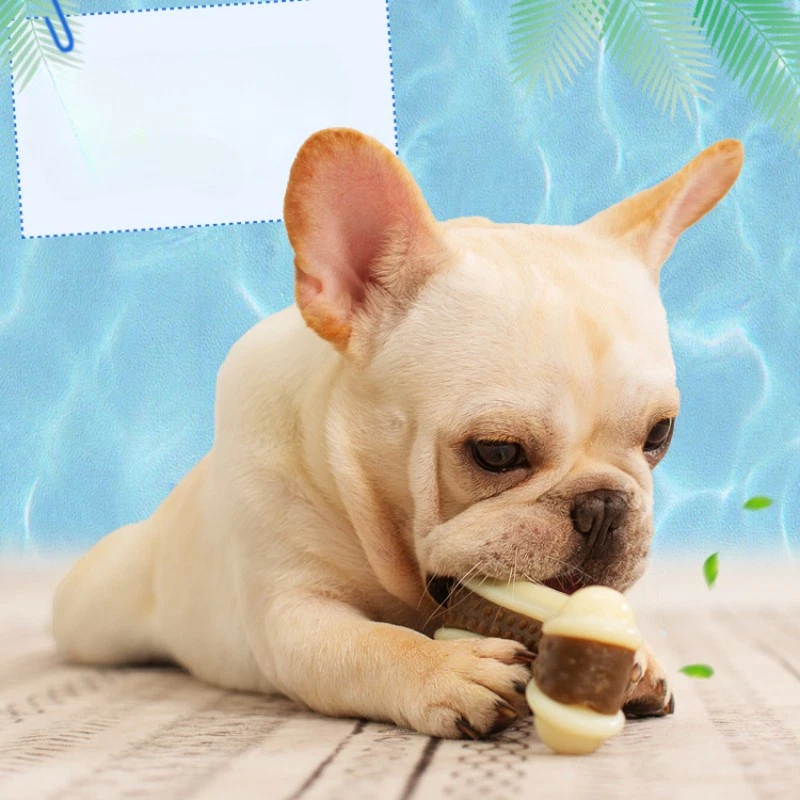 Pet Dog High Quality Bone Chew Toy Aggressive Grinding Teeth Fragrant Taste Gift - Image 2 of 4