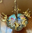 Vintage Toledo Sword Appetizer Set of 8 Sword Picks Enamel Brass — photo 2