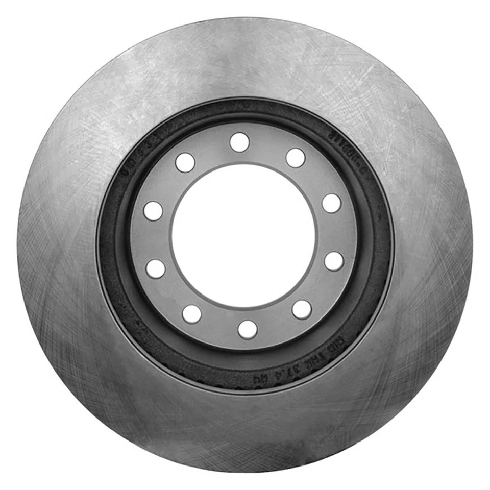 Juego de rotores de freno delanteros + pastillas de freno metálicas para Ford F-450 Super Duty 2005-2015 Foto 4 de 4