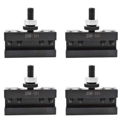 4 Pack AXA #1 250-101 Quick Change Tool Post Turning & Facing Holder For CNC