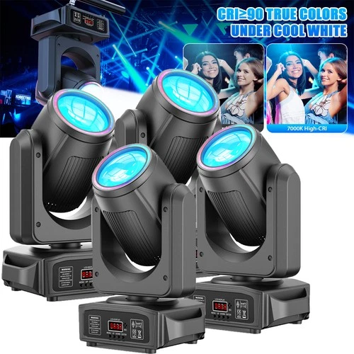 200W LED Moving Head Light RGBW Gobo Beam Stage DJ Disco Bar DMX Spot Lighting