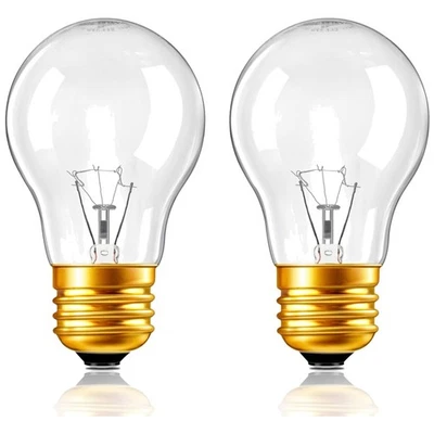 Oven Light Bulb A15 40W 120V 500°F Heat Resistant Appliance ,Refrigerators Range