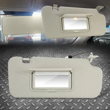 Passenger Right RH Side Sun Visor Gray w/ Makeup Mirror For 09-14 Nissan Murano