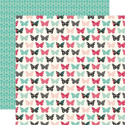 ECHO PARK 30x30cm doppelseitig Scrapbooking Design Papier, Forward with Faith 11
