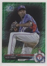 2017 Bowman Chrome Prospects Retail Green Shimmer Refractor 60/99 Alex Speas 0f6
