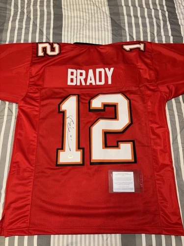 Tom Brady Tampa Bay Buccaneers Autographed Signed Football Jersey w/ COA