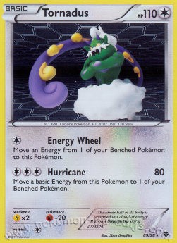 Pokémon Tornadus EPO-89 Holo Rare Englisch Light Played Reverse Holo