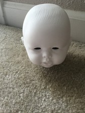 Porcelain Head Handmade Full Head for Small Megan Handmade New Chubby Cheeks