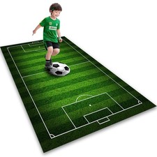 Kebexxy Kids Soccer Field Rug 2.6X4Ft For Boys Bedroomgreen Football Field