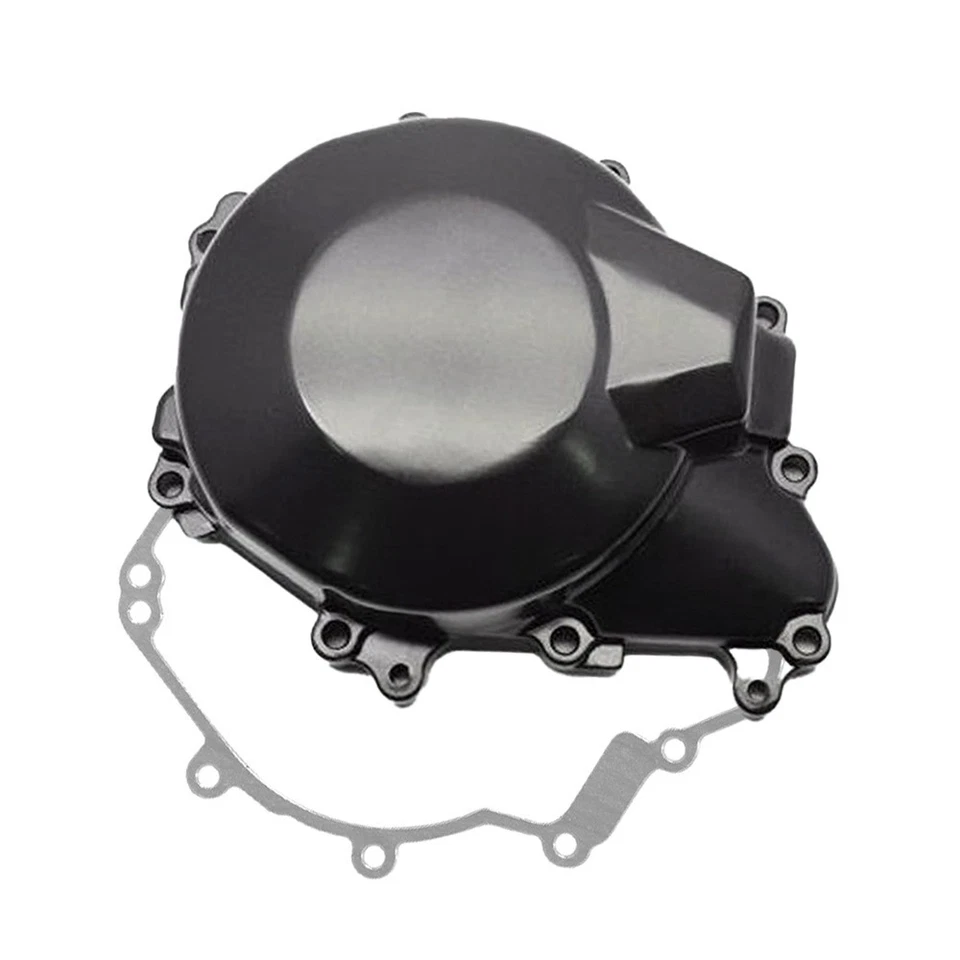 Left Black Engine Crankcase Cover Fit For Yamaha YZF-R6 2003-2005 R6S 2006-2009 - Image 2 of 4