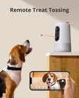 eufy 2K Pet Dog Camera Treat Dispenser 360° View 2-Way Audio App Control|Refurb