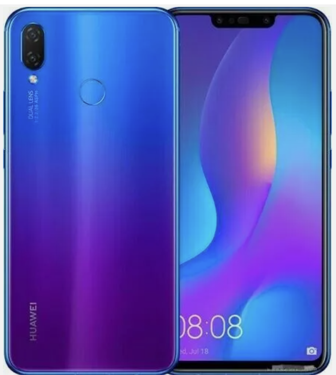 Huawei Nova 3i スマートフォン グラデーション 128GB Huawei Nova 3i (Dual SIM) - 128GB - Blue (Unlocked