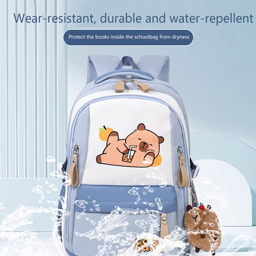 Cute Cartoon Children's School Bag Contrasting Colors Large Capacity Backpack - Imagen 9 de 18