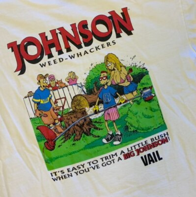 Big Johnson cute T Shirt new shirt, white