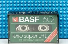 BASF FERRO SUPER LH I  60 1979 EUROPE  BLANK CASSETTE TAPE 1  SEALED 