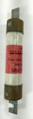1 USED GEC ALSTHOM CRS-R100 INDUSTRIAL 100 AMP TIME-DELAY FUSE ***MAKE OFFER***