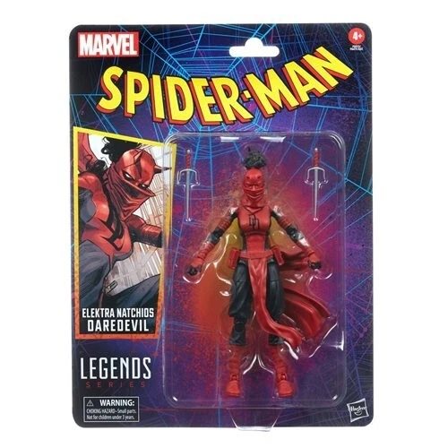 Marvel Legends Retro NEW * Elektra Natchios Daredevil * Spider-Man 6-Inch - Afbeelding 2 van 8
