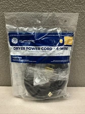 GE 4 Wire 30amp 6' Dryer Power Cord WX09X10020 New