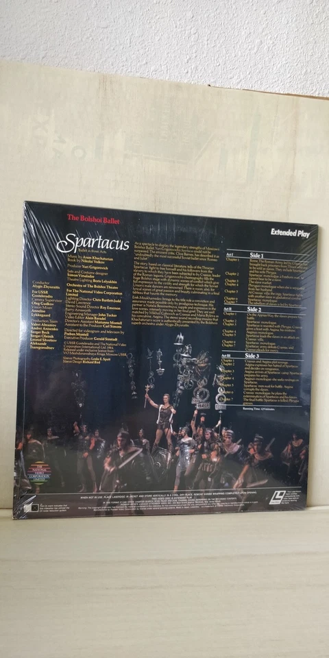  New Sealed -- The Bolshoi Ballet - Spartacus (1984) / LD Laserdisc - Image 2 of 4