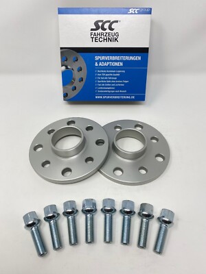 40mm 2x20mm Spurverbreiterung SCC für VW UP Seat Mii Skoda Citigo + Radschrauben